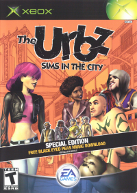 The Urbz Sims in the City Xbox US box art